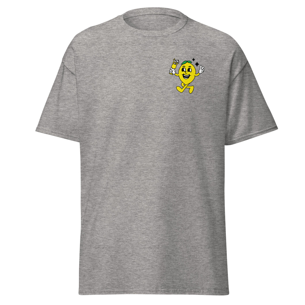 Men's classic tee (front and back print) - Grey