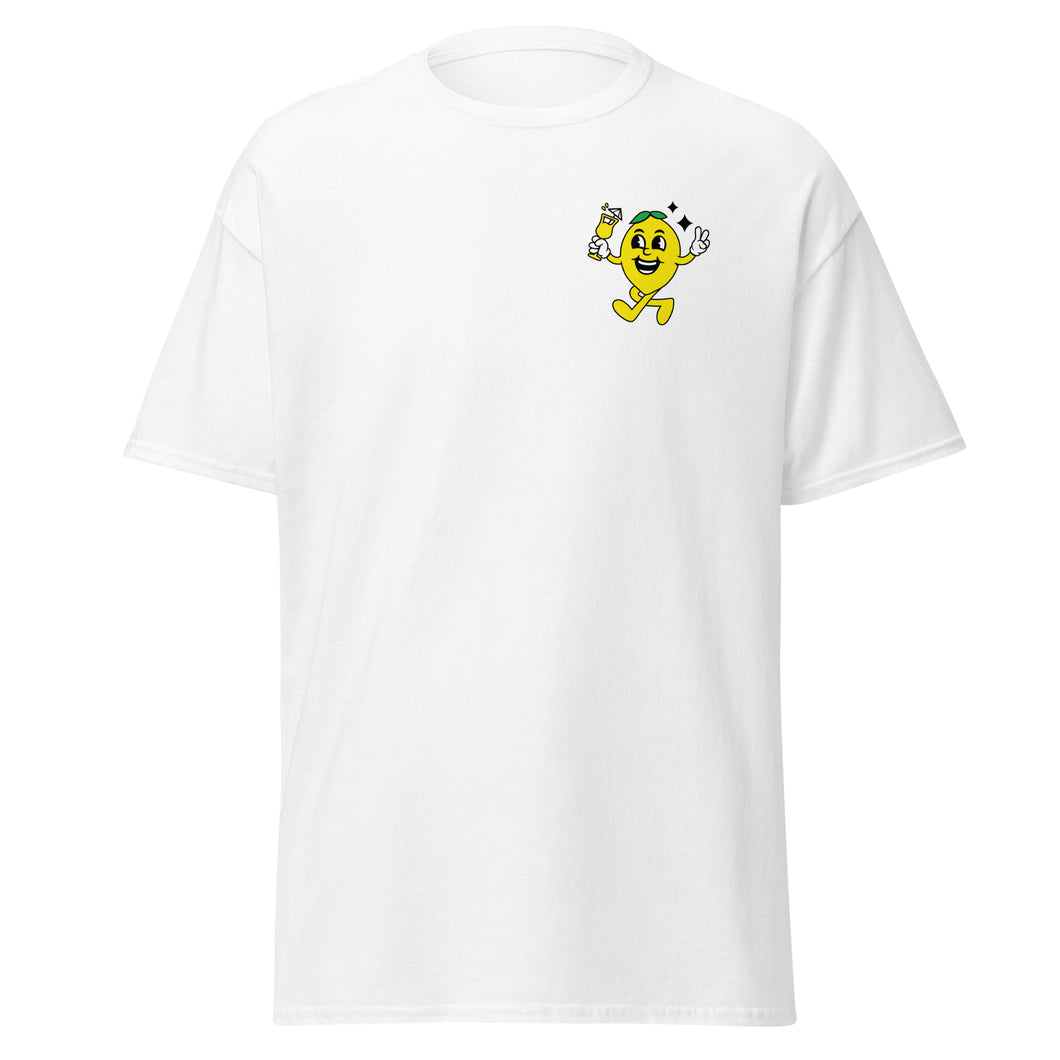 Men's classic tee (front and back print) - White
